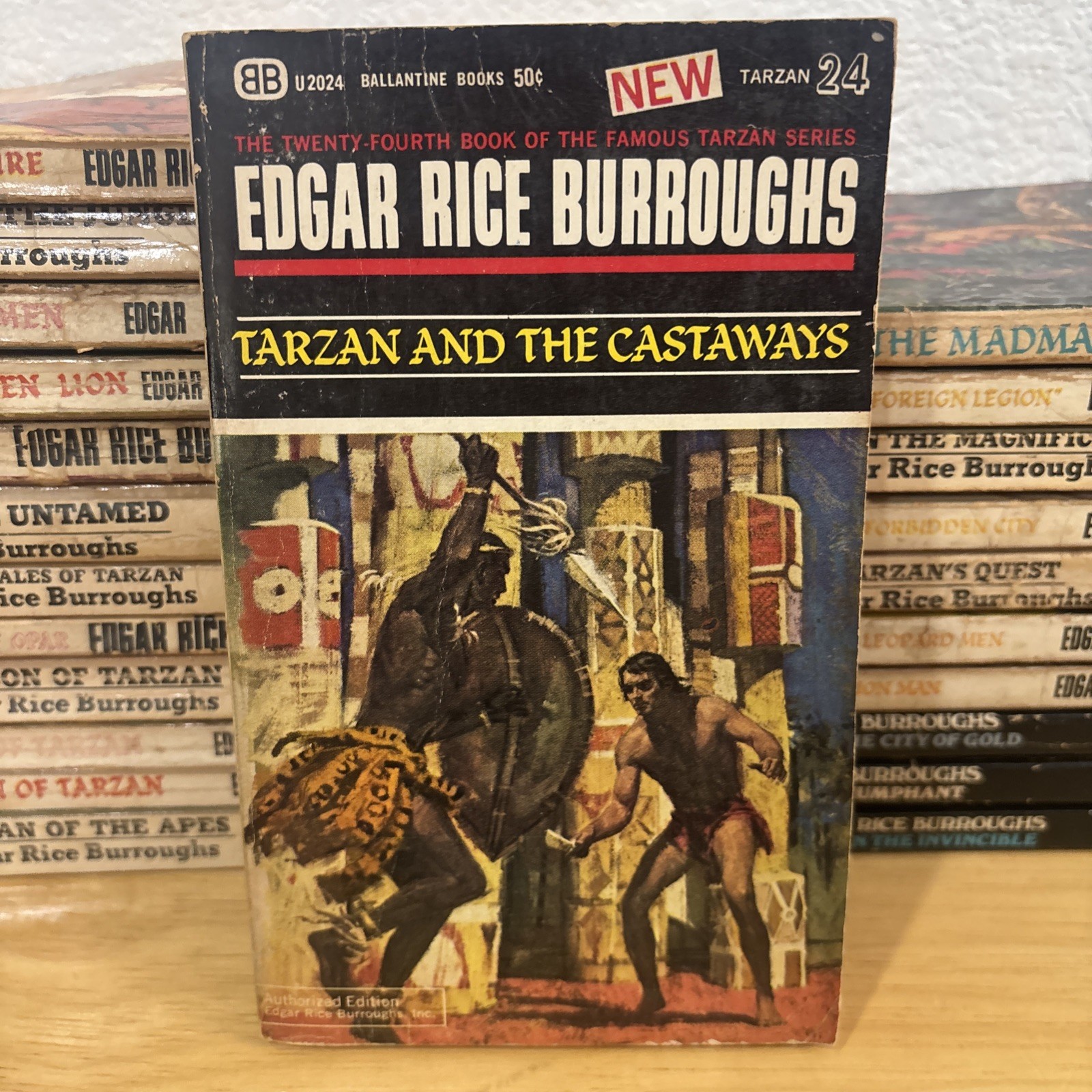 Edgar Rice Burroughs Almost Complete Tarzan Series Ballantine 1-24