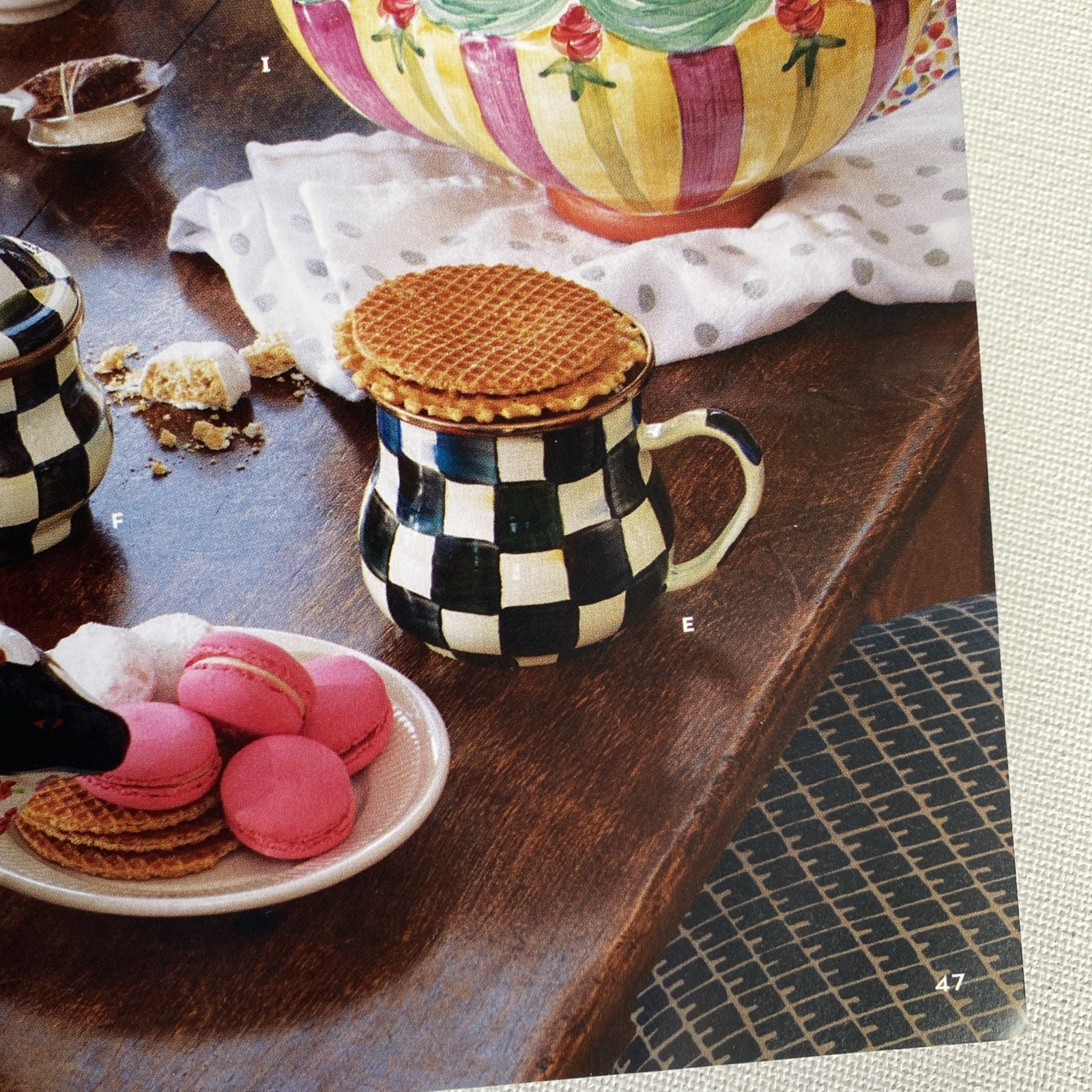 Mackenzie-Childs Catalog ~ 2018-CELEBRATION-NEW YEAR- 47 pages.