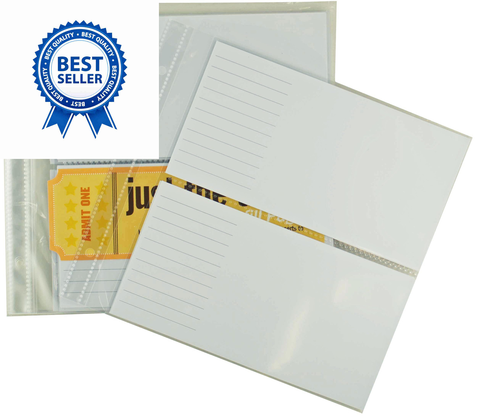 Just the Ticket Refill Sheets (8 inch x 8 refill) 8 inches x 8