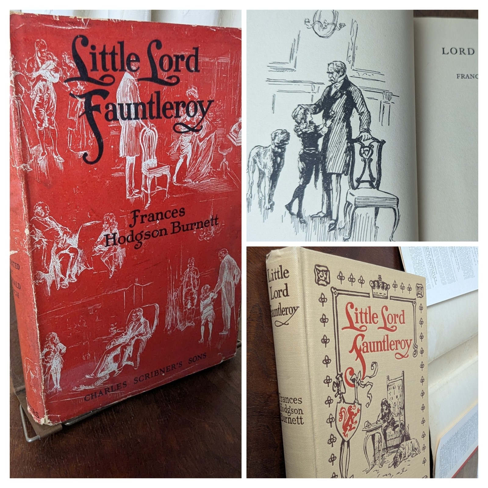 LITTLE LORD FAUNTLEROY by Frances Hodgson Burnett 1927 Hardcover w/ Dust Jacket