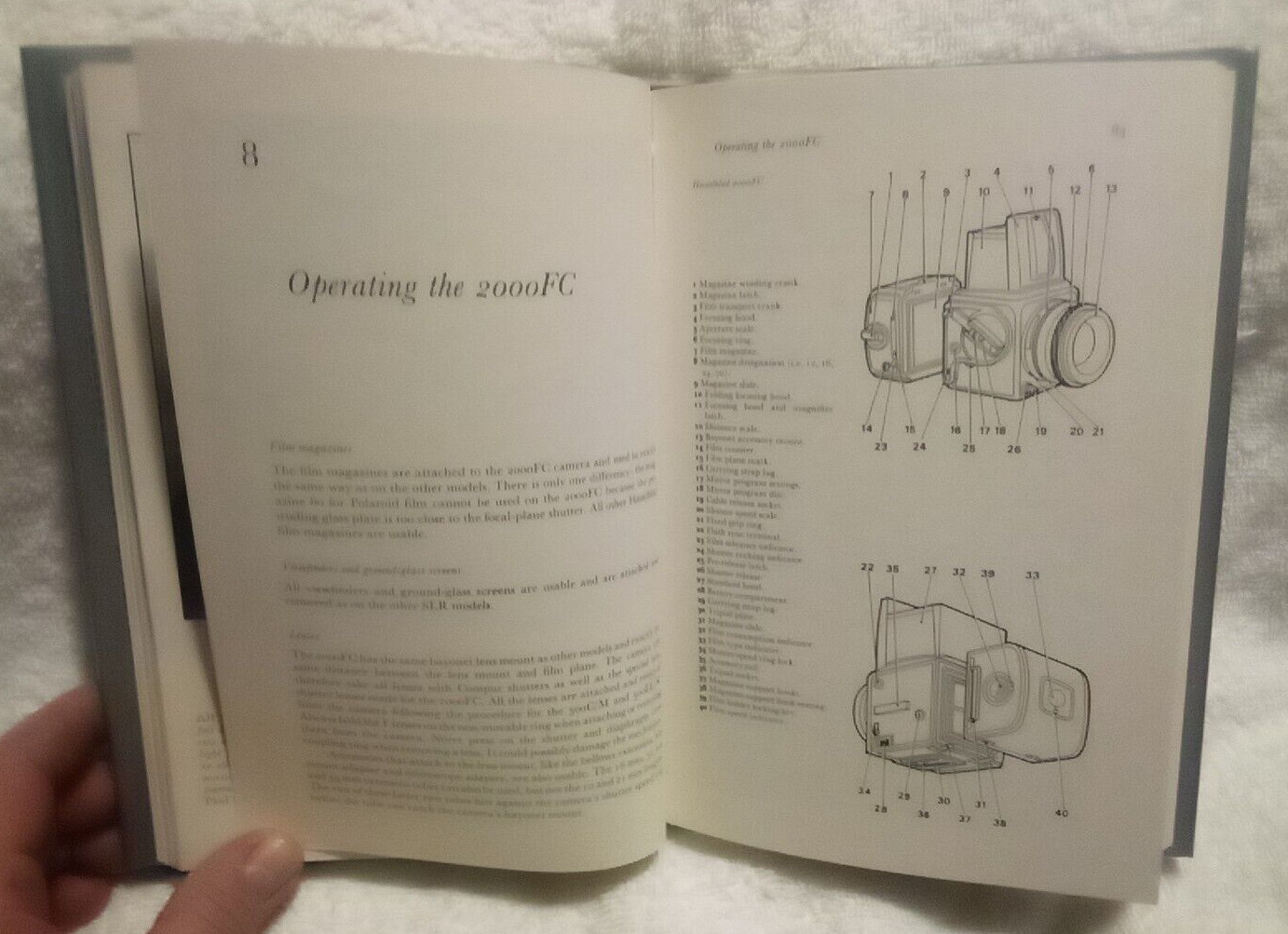 The Hasselblad Manual by Ernst Wildi Vtg 1980 HC 1st Edition Photography Cameras