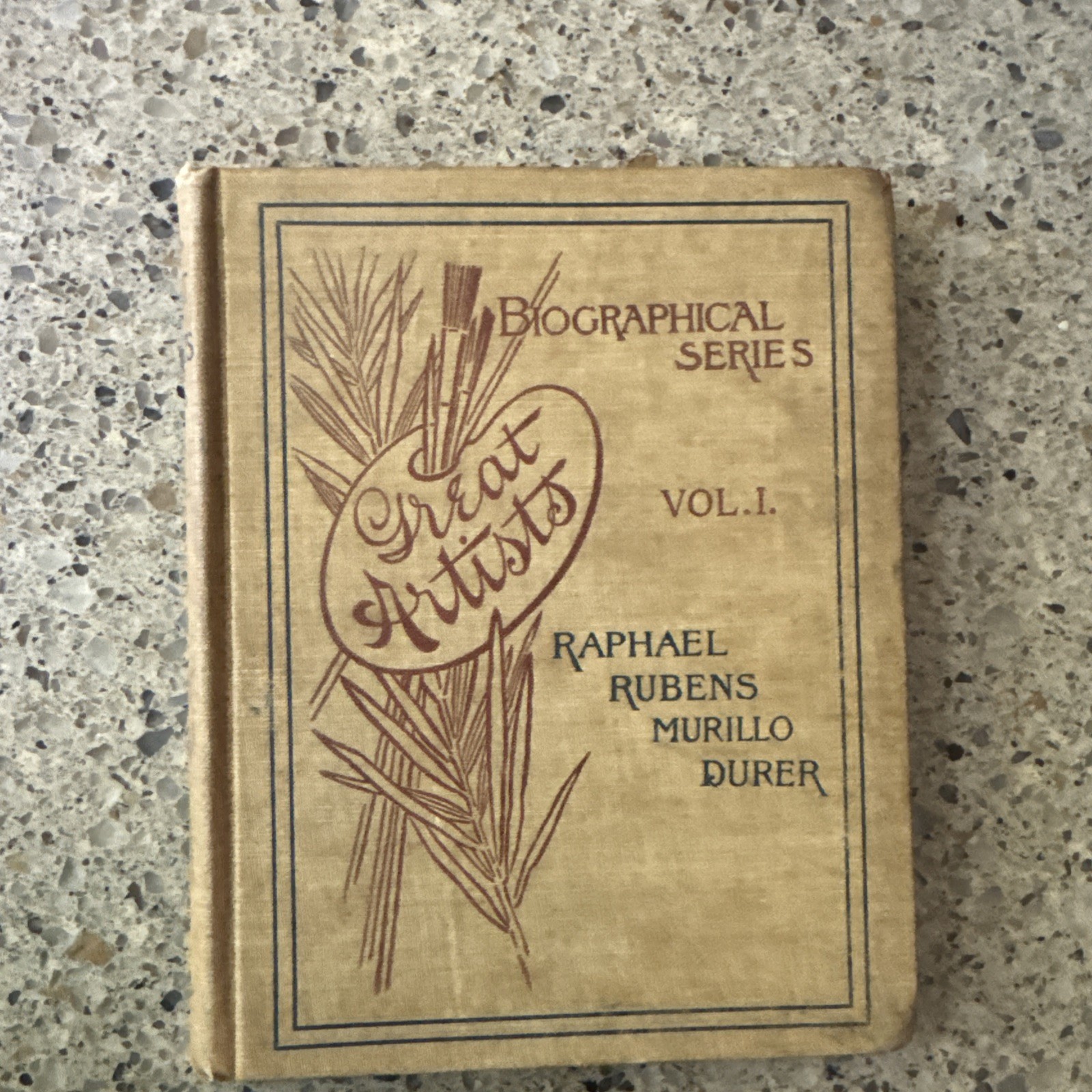 Great Artists Biographical Series Volume 1 1899 H/C 208 Pages RARE, Nice