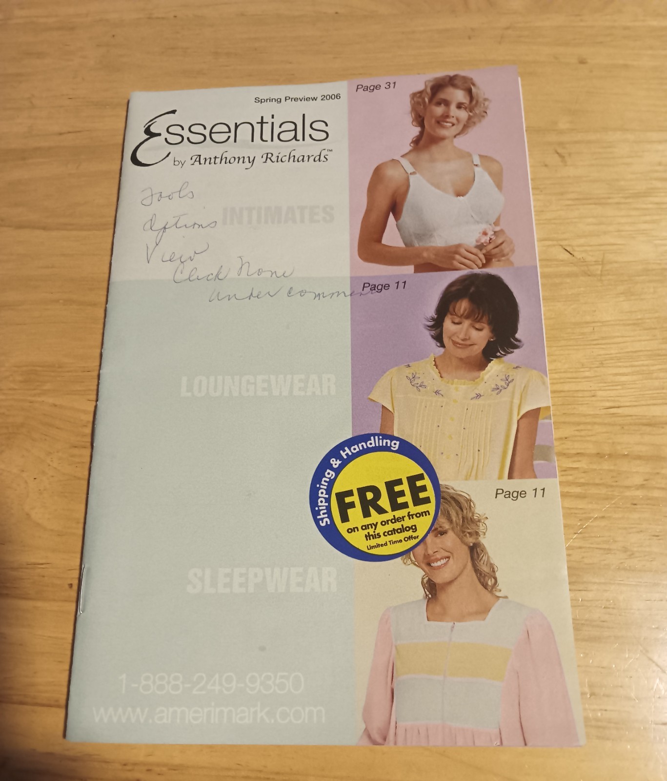 Essentials by Anthony Richards Catalog Spring Preview 2006 – 48 Pages