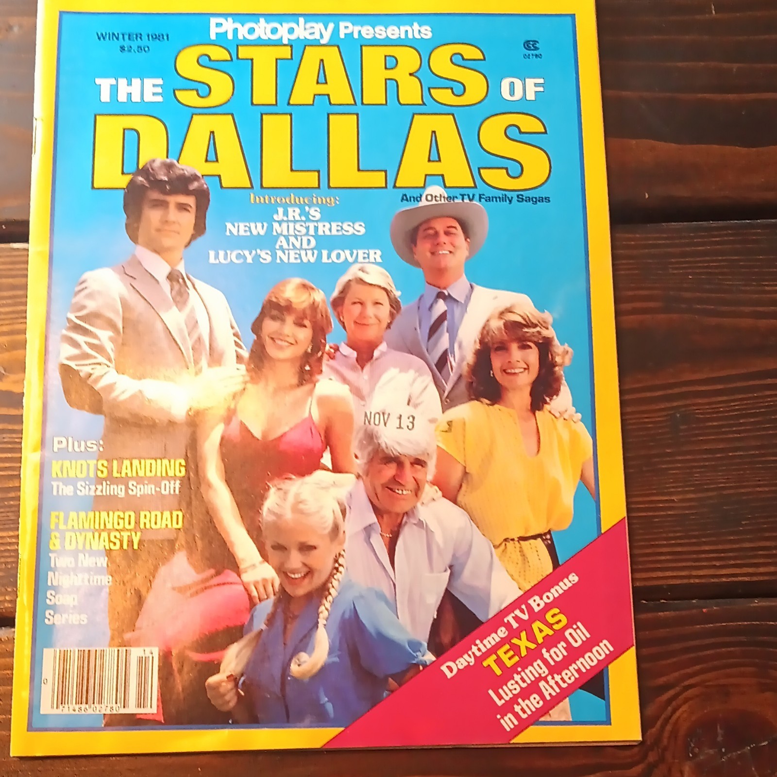 Photoplay Presents Winter 1981 Issue 13 Stars of Dallas Hagman Gray Davis