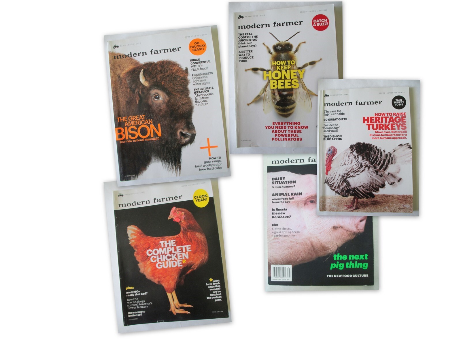 Modern Farmer magazine issues your choice $5.99 + flat Shipping
