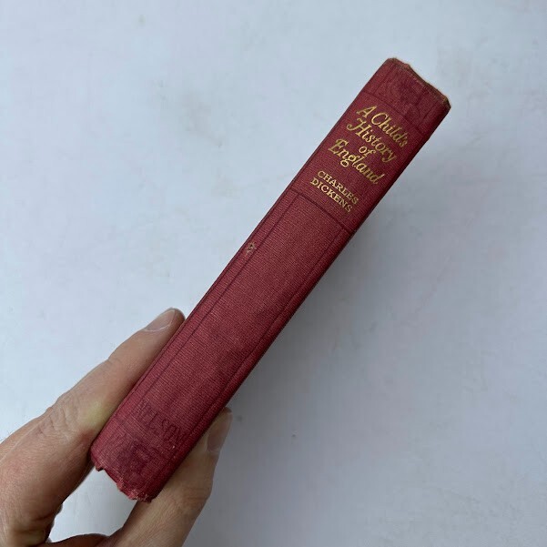 A Child’s History of England Charles Dickens HC Antique T. Nelson & Sons