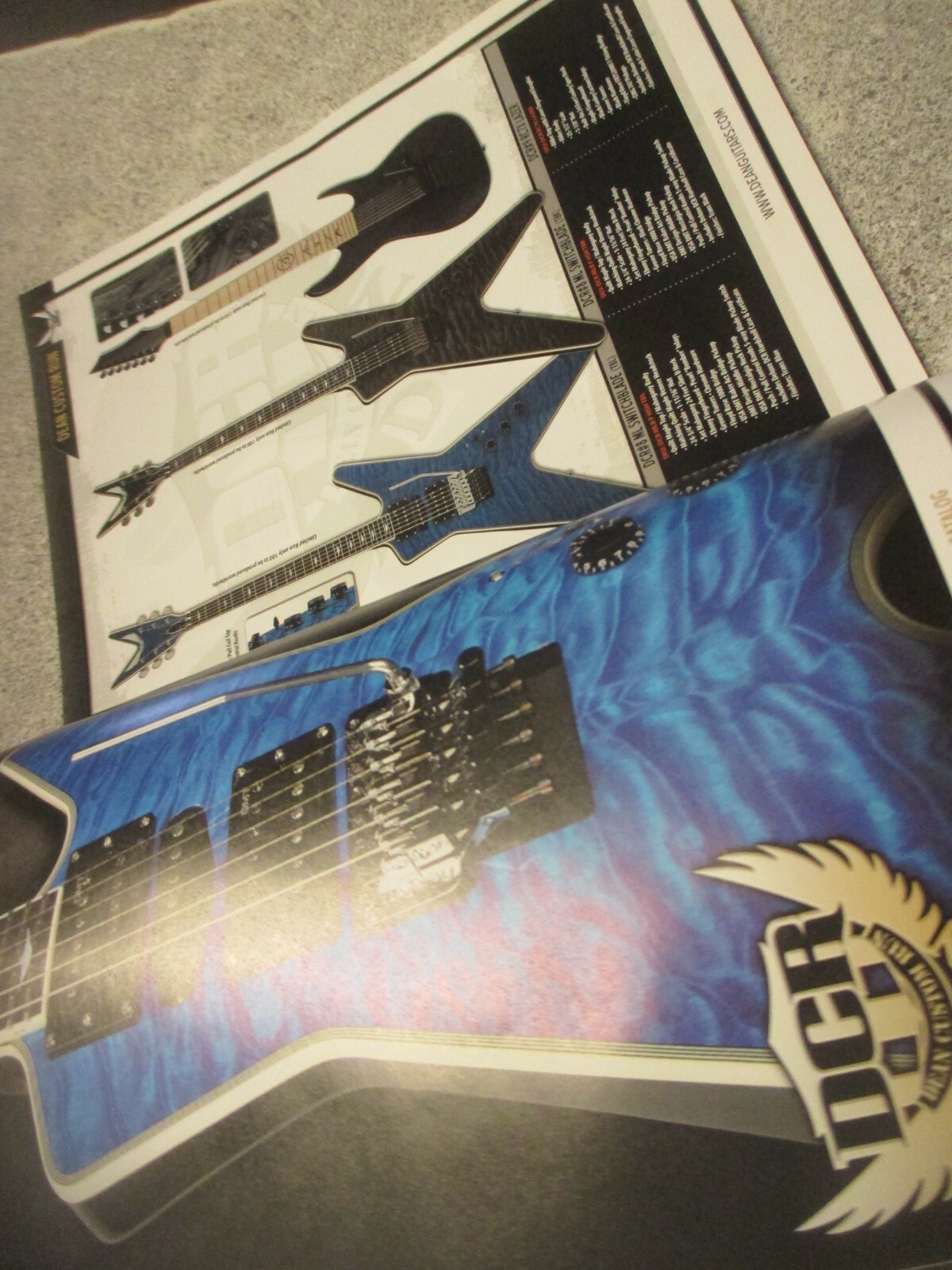 Dean Guitars ~ 2013 Product Catalog – 36 pages NOS electric guitars