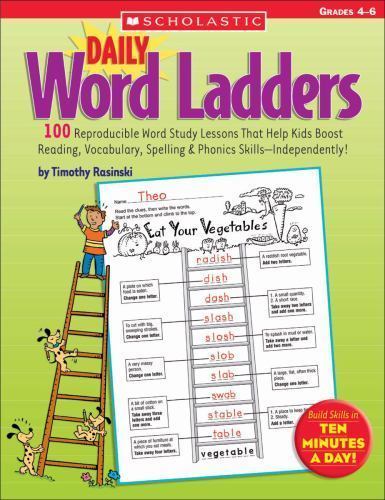 Daily Word Ladders: Grades 4-6 by Timothy V. Rasinski (2005, Trade Paperback)