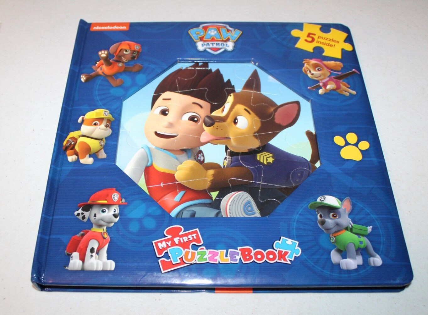 Paw Patrol My First Puzzle Book 5 Puzzles Inside 3 Years and Up Nickelodeon
