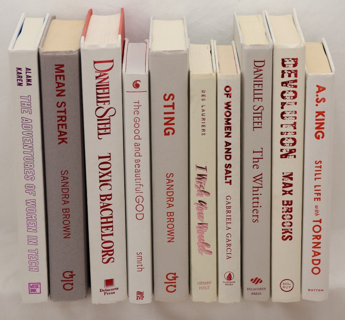 Lot of Modern Books | Choose Your Color | Staging | Décor | Display