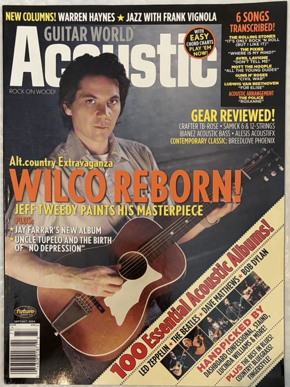 Guitar World Acoustic Jeff Tweedy Wilco 2004 Guitar Magazine
