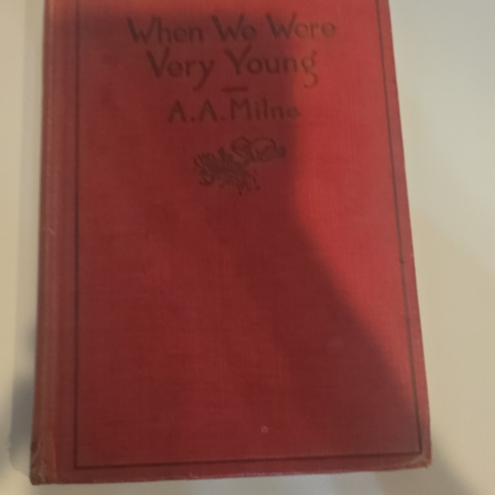 A. A. Milne When We Were Very Young HC Illustrated E.H. Shepard Dutton 1924