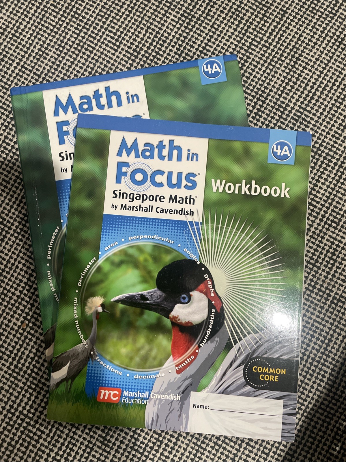 Math in Focus: Singapore Math: 4th Grade Student 4A Textbook and Workbook Set
