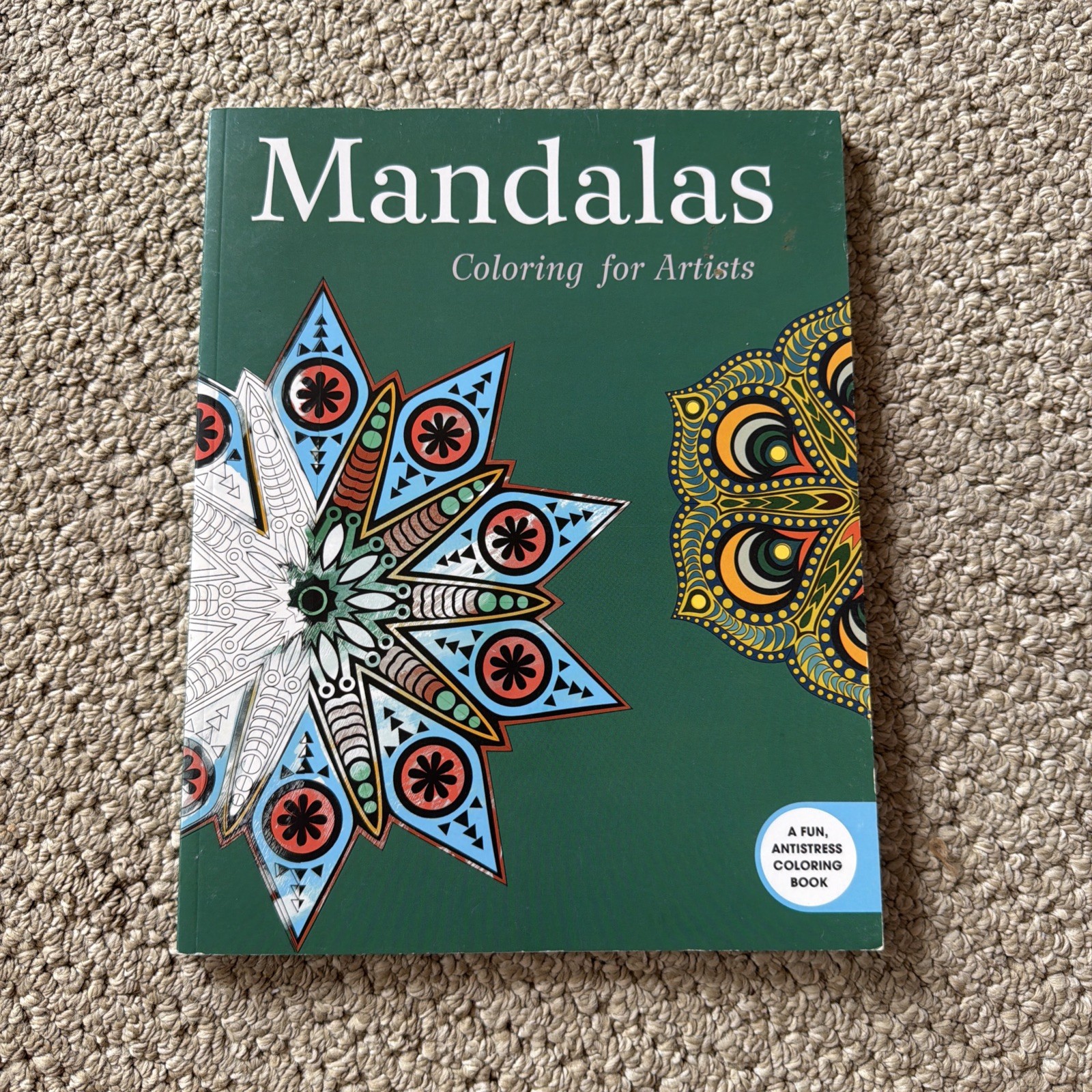 Mandalas: Coloring for Artists – Creative Stress Relieving Adult Coloring Book