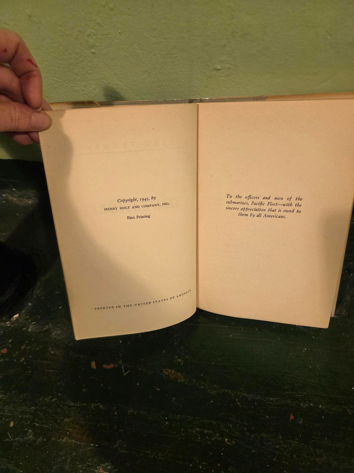 Silversides by Robert Trumbull 1st ed 1945