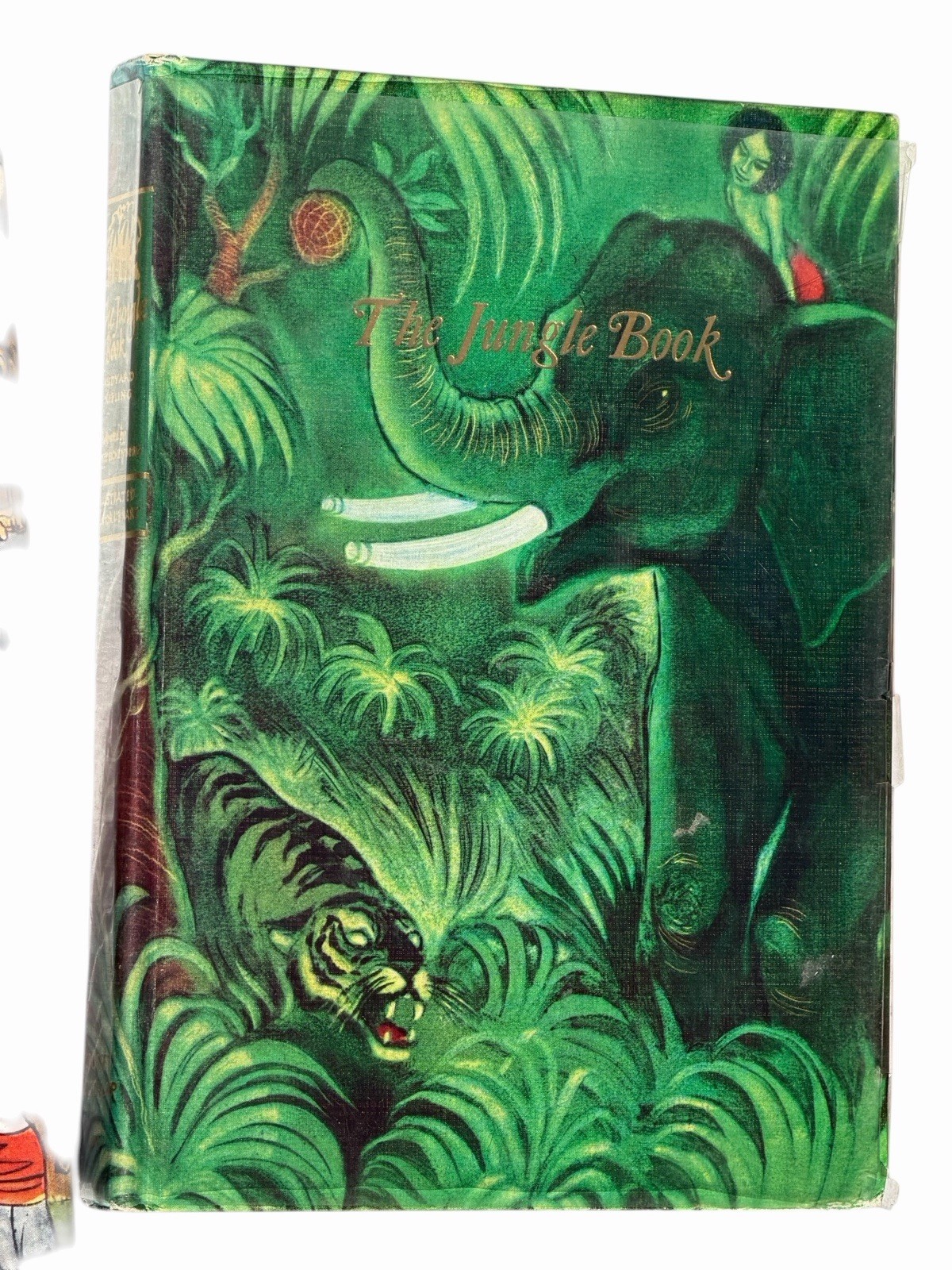 Vintage ILLUSTRATED JUNIOR LIBRARY Lot of 14 Books Oz, Heidi, Jungle, Alice Finn