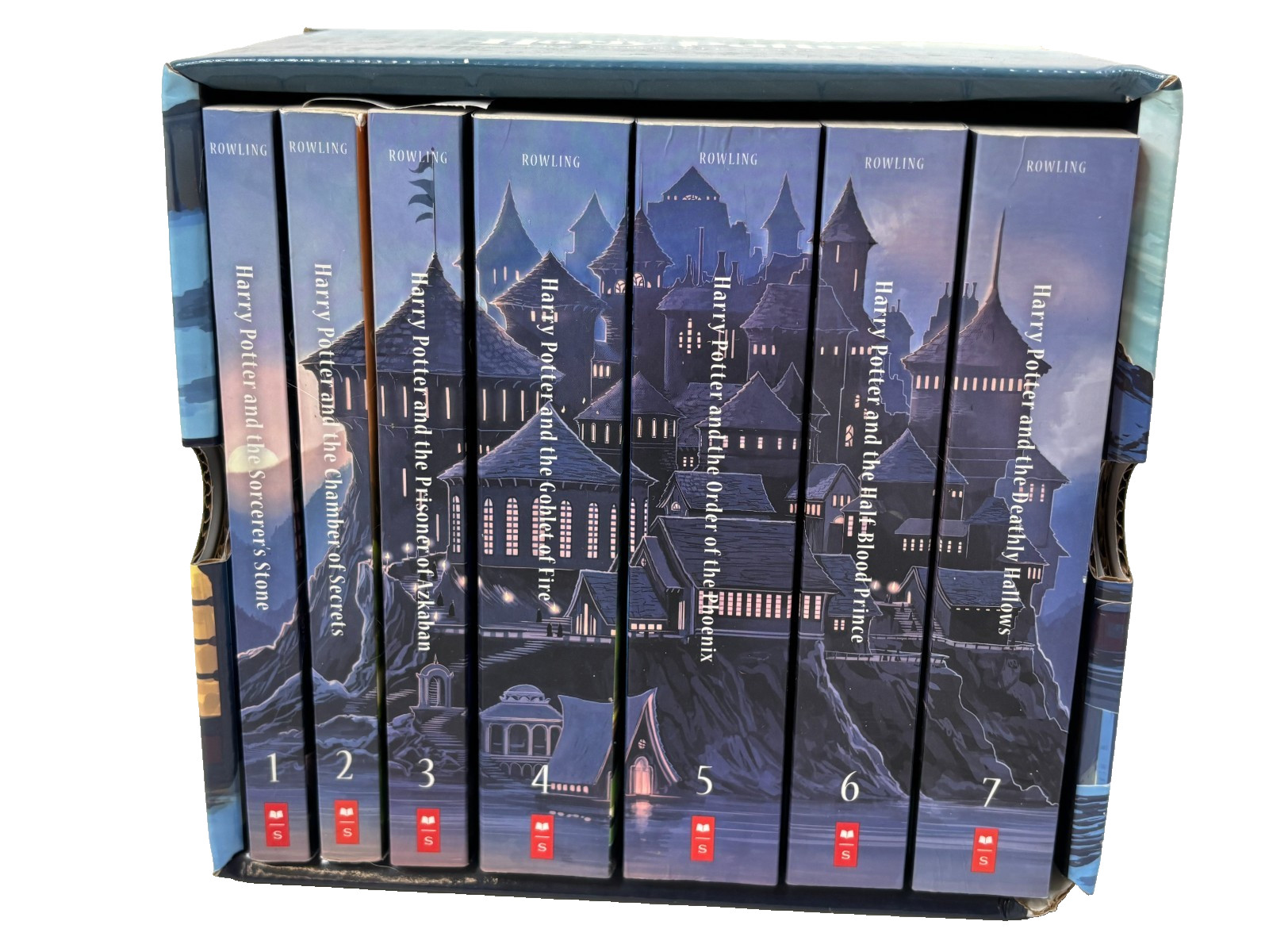 Harry Potter Complete Series Box Set 7 Books Illustrated by J.K. Rowling