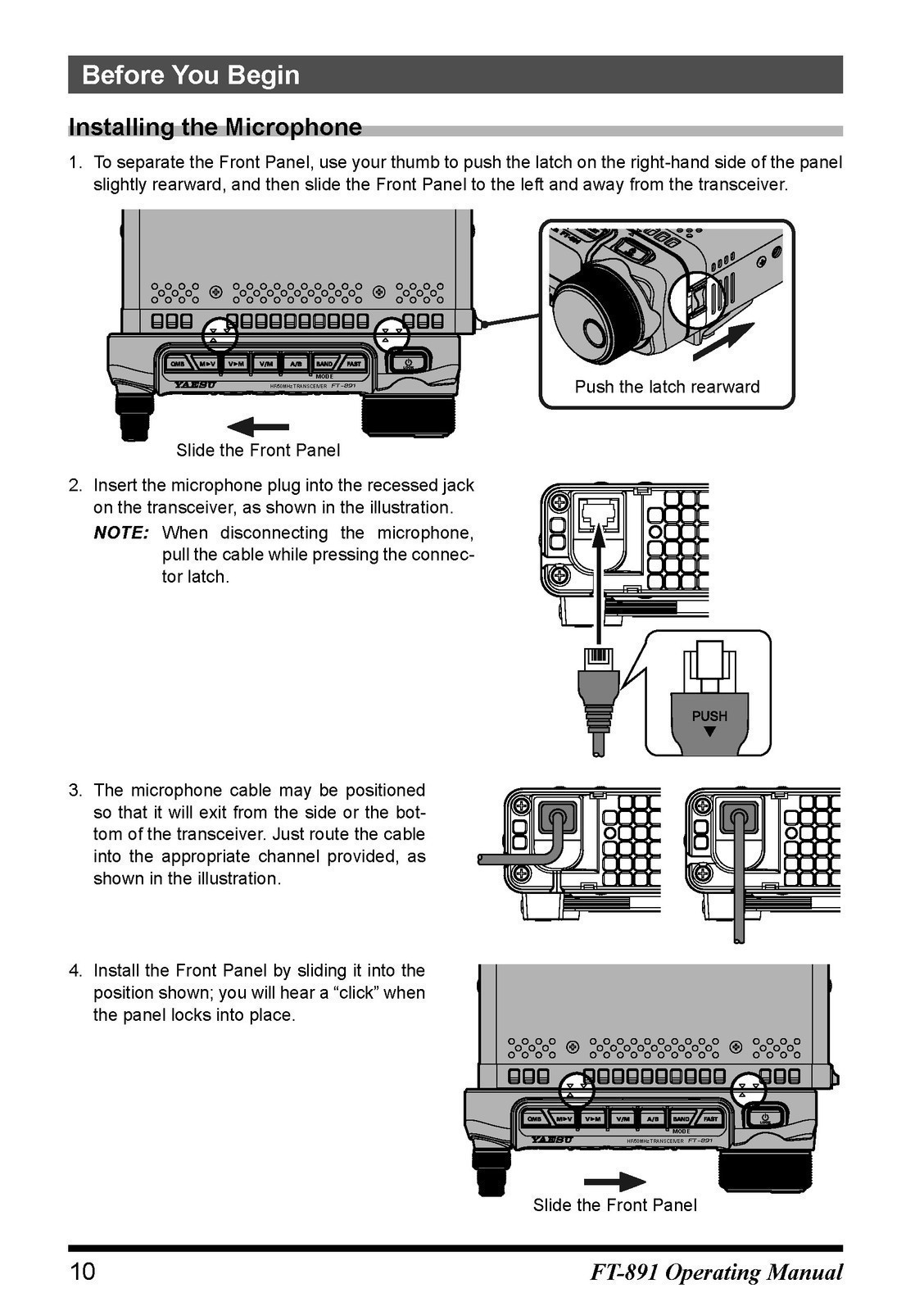 YAESU FT 891 OPERATING, ADVANCED, TECHNICAL SERVICE MANUAL BUNDLE, BOUND, JACKET
