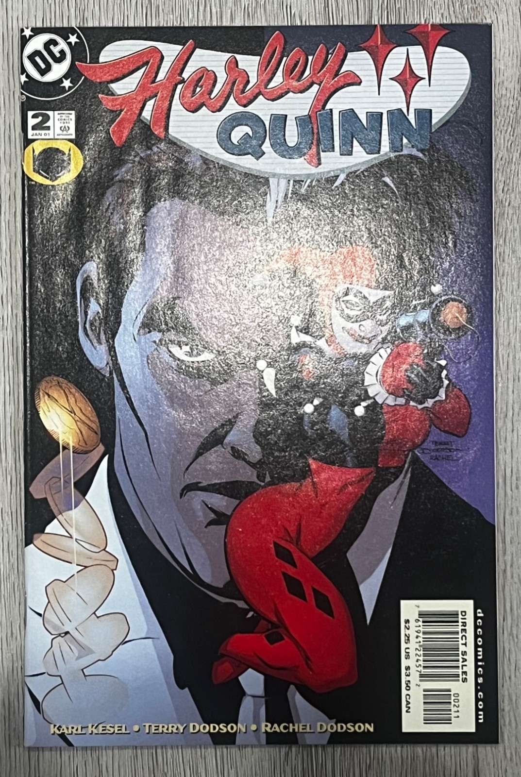 Harley Quinn #2 – Terry & Rachel Dodson – 1st Harley Solo Series – DC (2000) NM