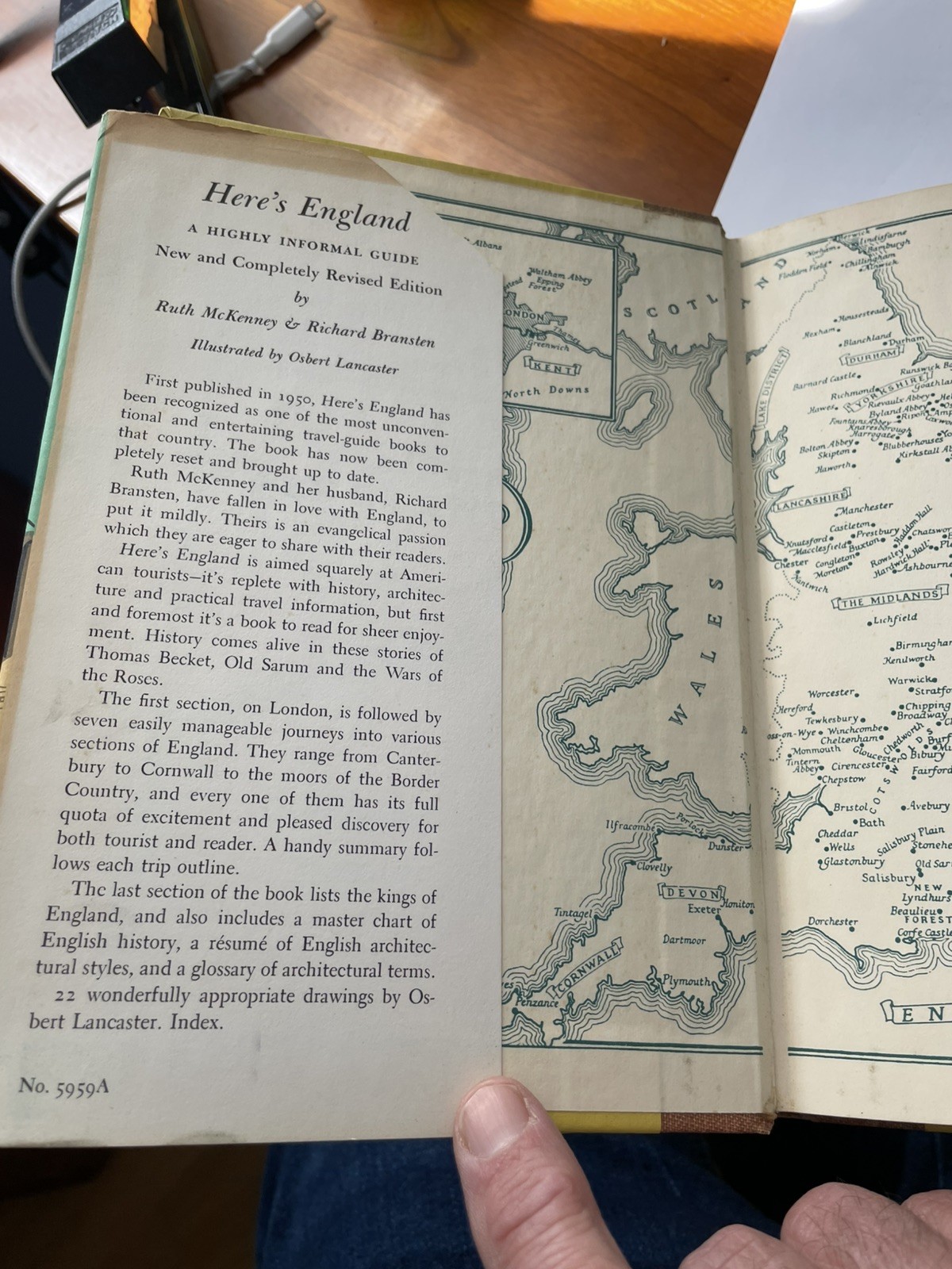 HERE’S ENGLAND THIRD EDITION RUTH McKENNEY RICHARD BRANSTEN BOOK ILLUSTRATED