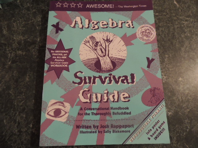 Algebra Survival Guide by Josh Befuddled, 276 pages, nearly new conditiion