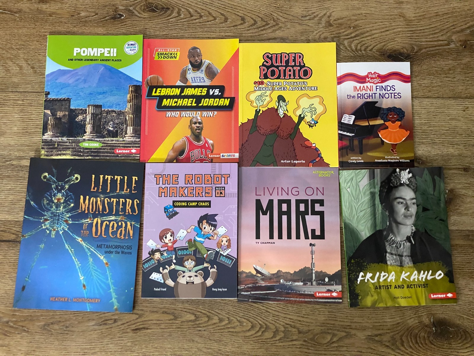 8 Early Reader Books-Lerner- Grades 3 and 4