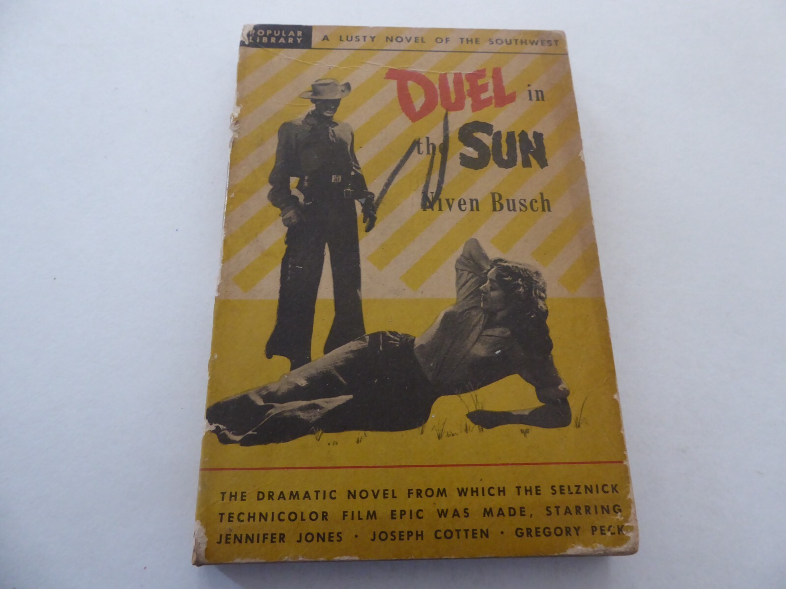 DUEL IN THE SUN 1947 NIVEN BUSCH GREGORY PECK JENNIFER JONES MOVIE TIE-IN