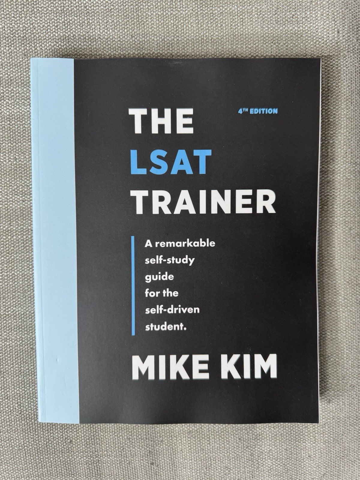 LSAT Trainer 4th Edition Mike Kim Self-Study Guide Book English Law
