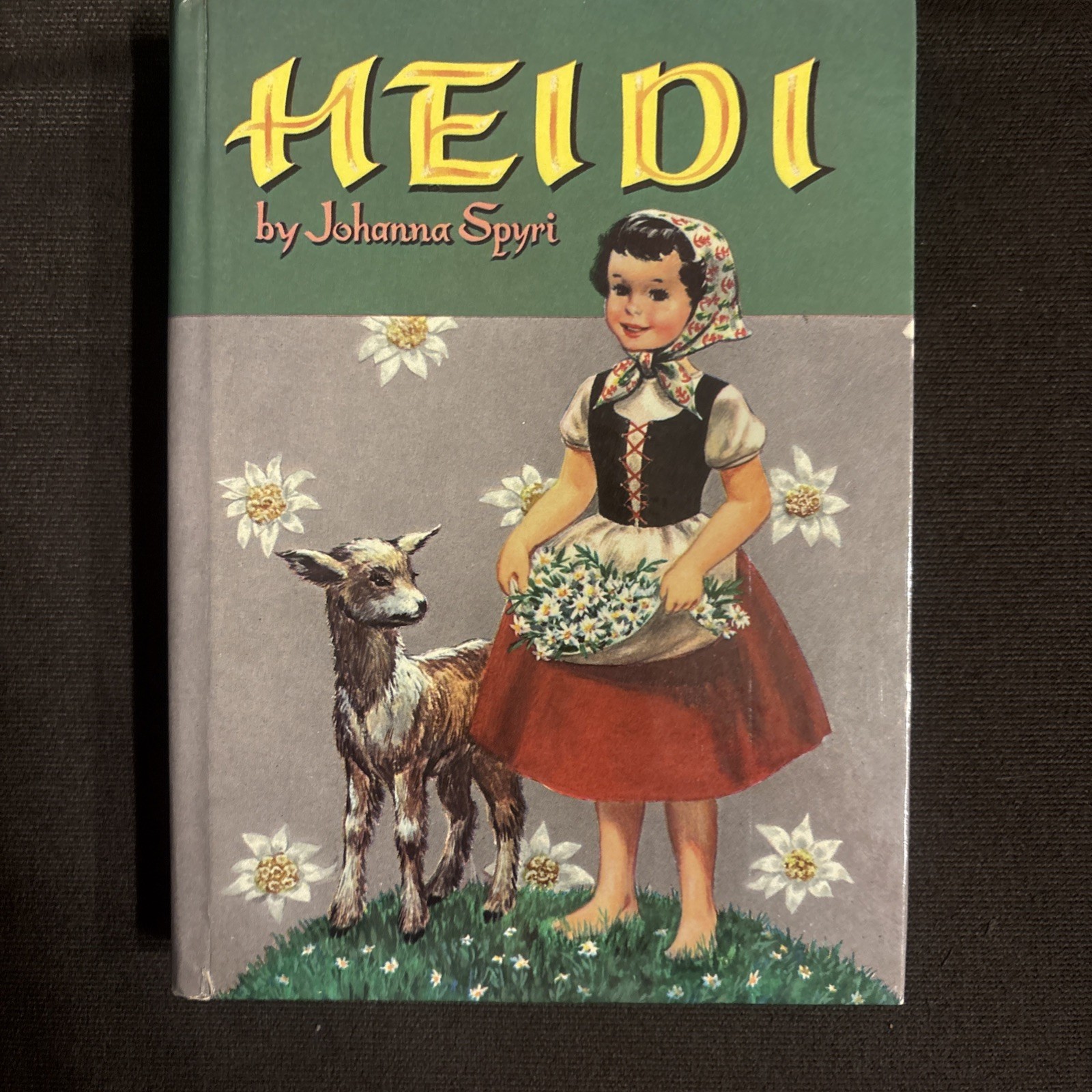 Heidi by Johanna Spyri Hardback Book Vintage 1955 Whitman Publishing