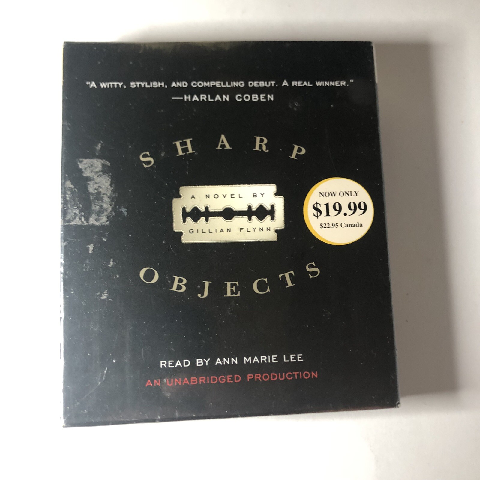 New Sealed! Sharp Objects: A Novel by Gillian Flynn 2013, 8-CDs, Unabridged Prod