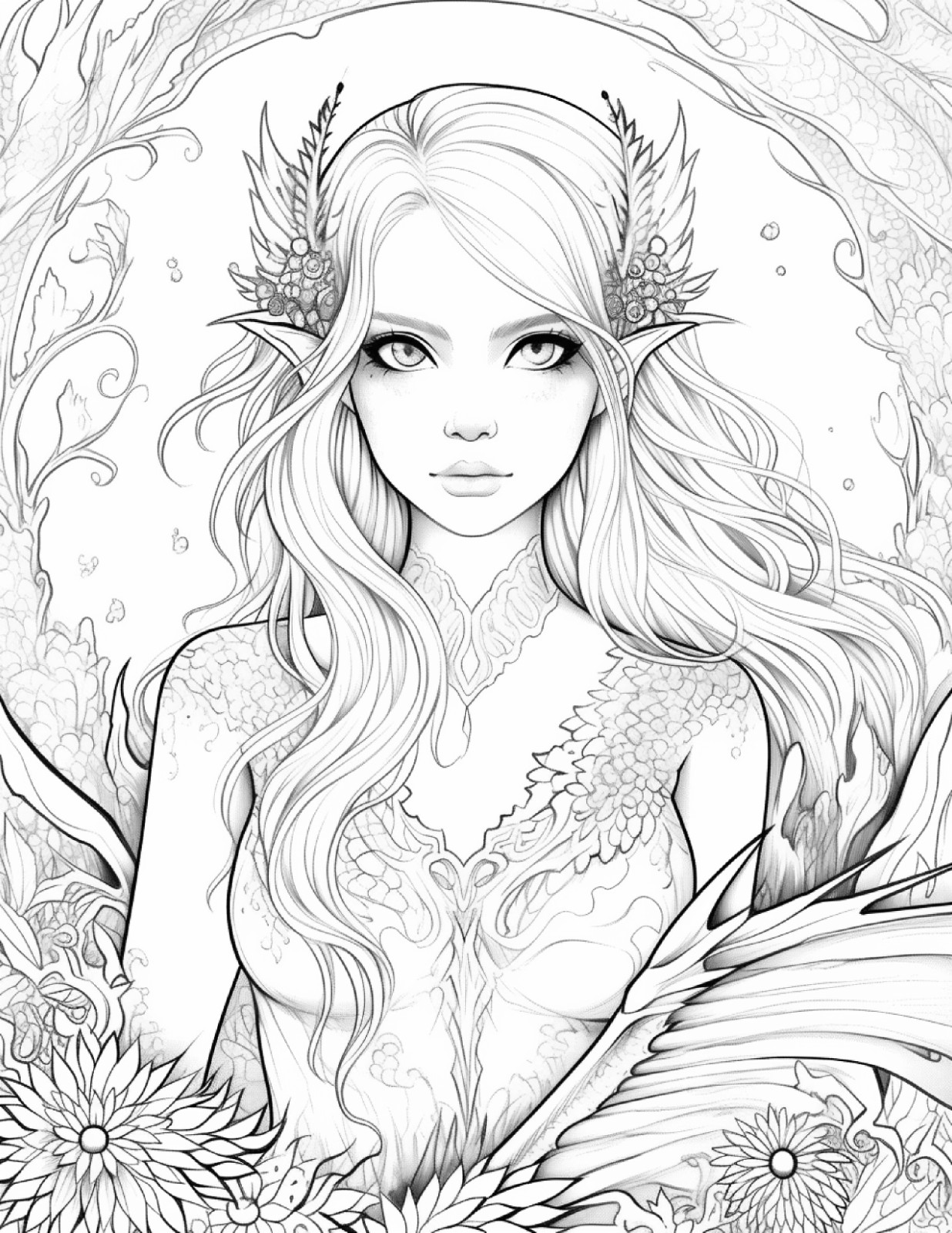 ✨ Dragon Fairy Coloring hoursof fun 5. Spiral Bound Coloring BookHOURS OF FUN
