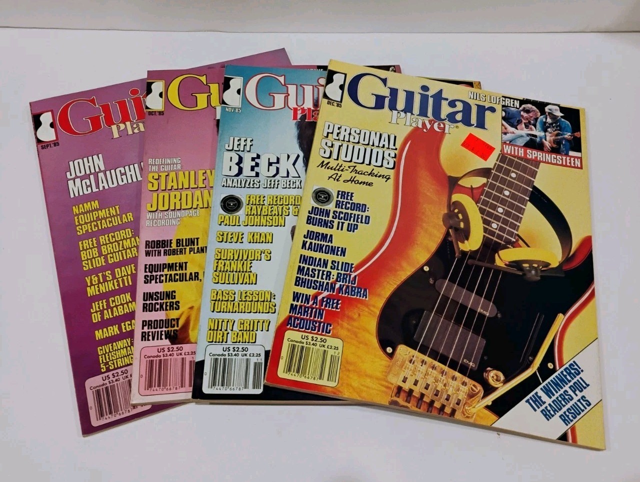 Guitar Player Magazine 1985-’91 Lot (72) 86,87,88,90 Full Years Metallica Nuno