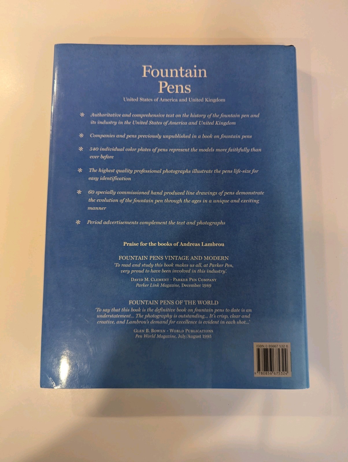 Fountain Pens: United States of America and United Kingdom