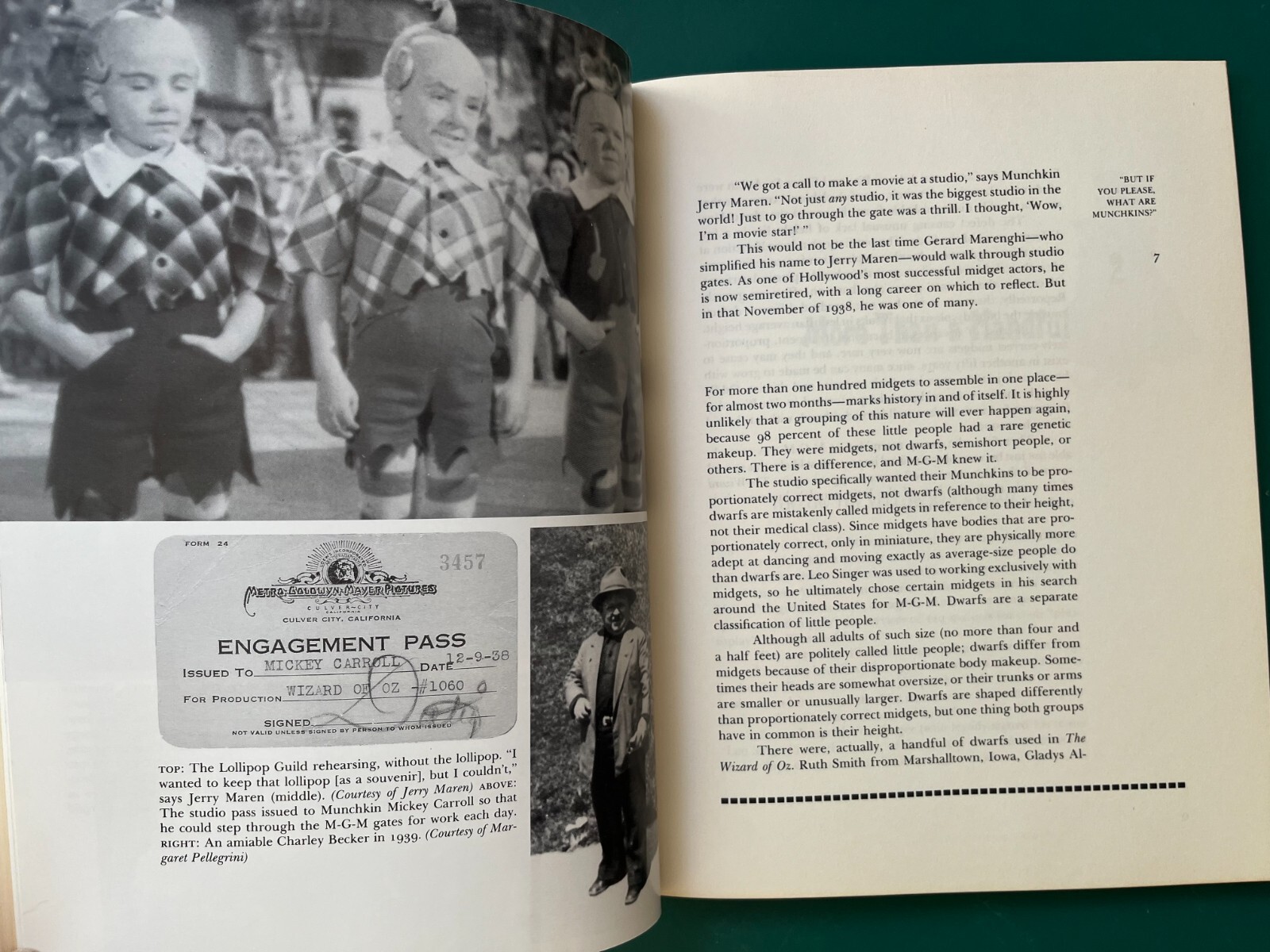 WIZARD of OZ MUNCHKINS REMEMBER Book SIGNED Author Cox + 3 Munchkins