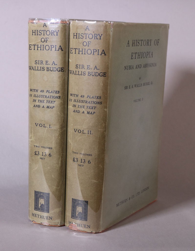 A History of Ethiopia Nubia and Abyssinia Budge 1928 1st Ed 2 Vols DJ Methuen
