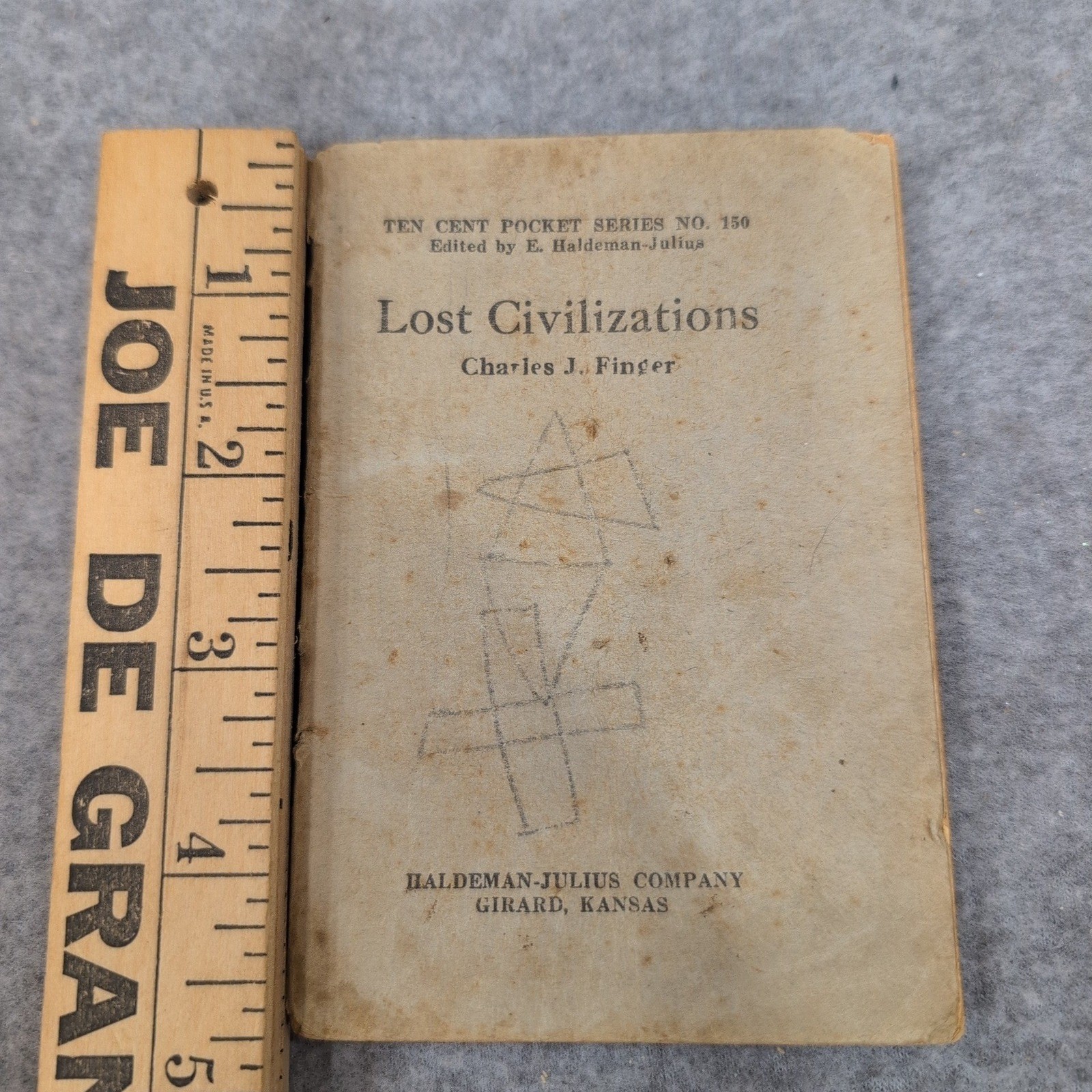 Lost Civilizations Charles J Finger Little Blue Book No 150 Haldeman-Julius 1920