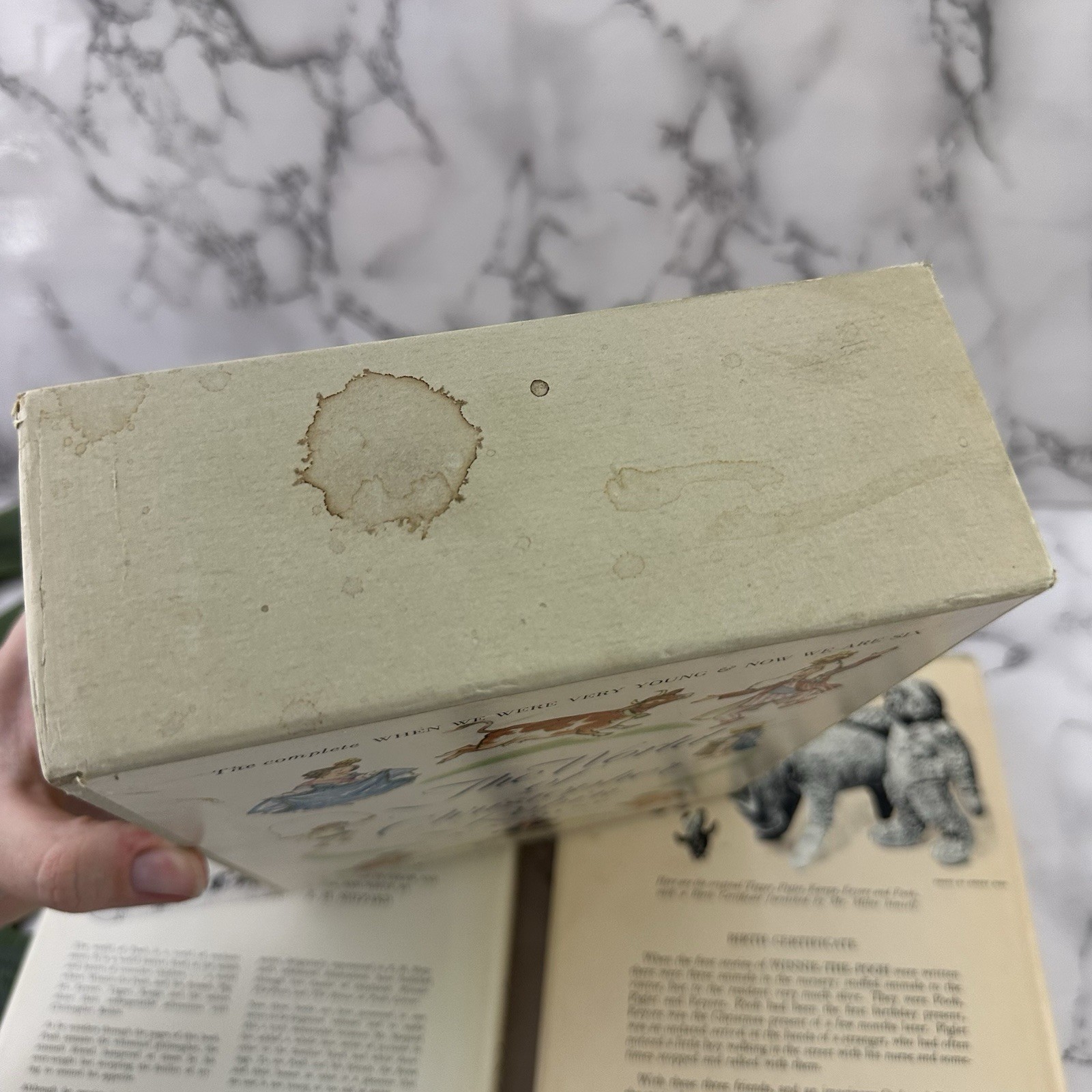 World of Pooh Christopher Robin Vintage 50s Boxed Set Hardcover Dutton AA Milne