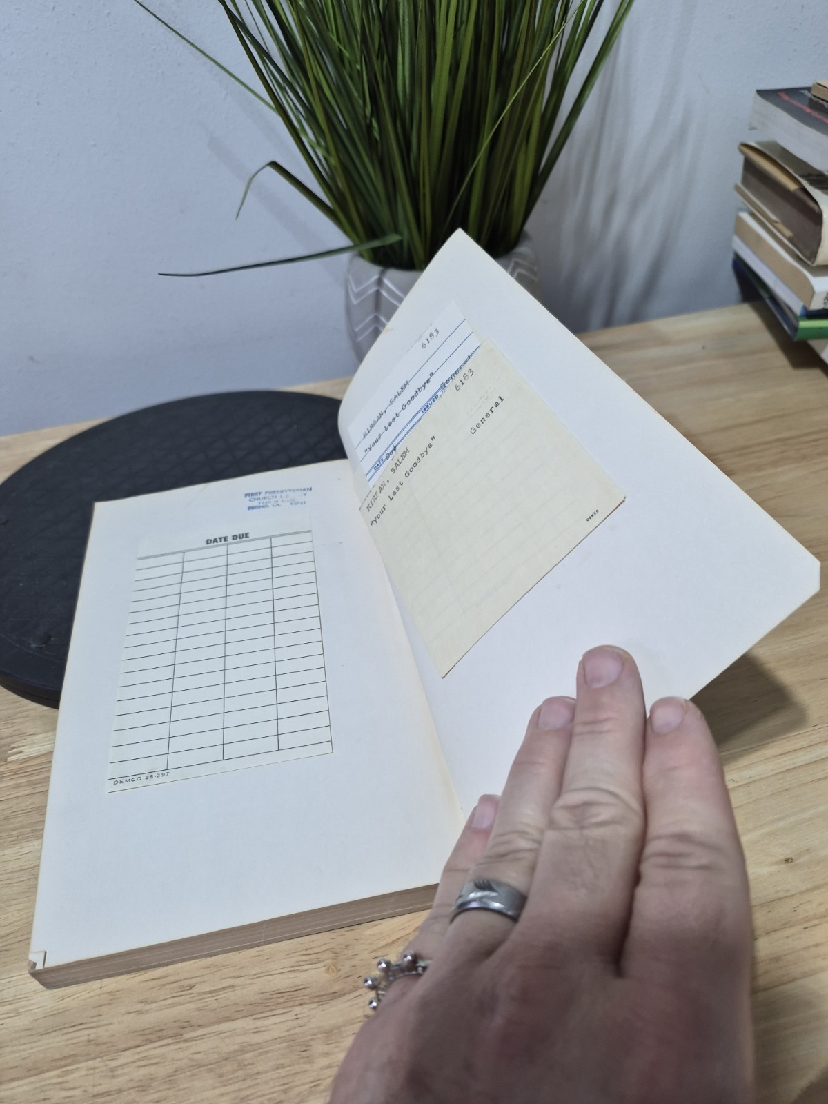 Your Last Goodbye by Salem Kirban 1969 Paperback Book Ex Library