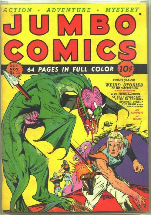 Jumbo Comics, Fiction House, 127 Issues, Vintage Golden Age Comics PDF DVD C80