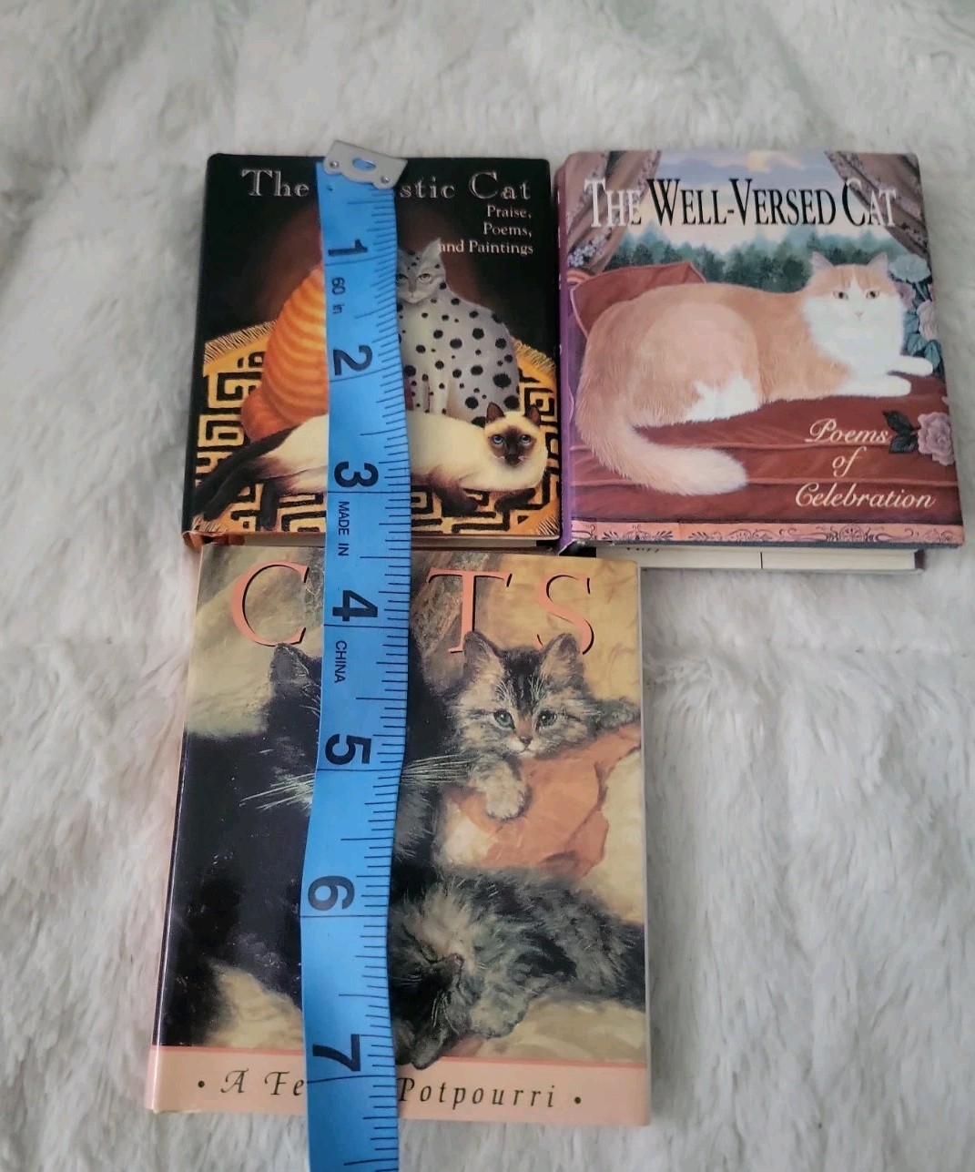 3 Vintage Miniature Books The Artistic Cat – The Well Verse Poems Cat -A Feline