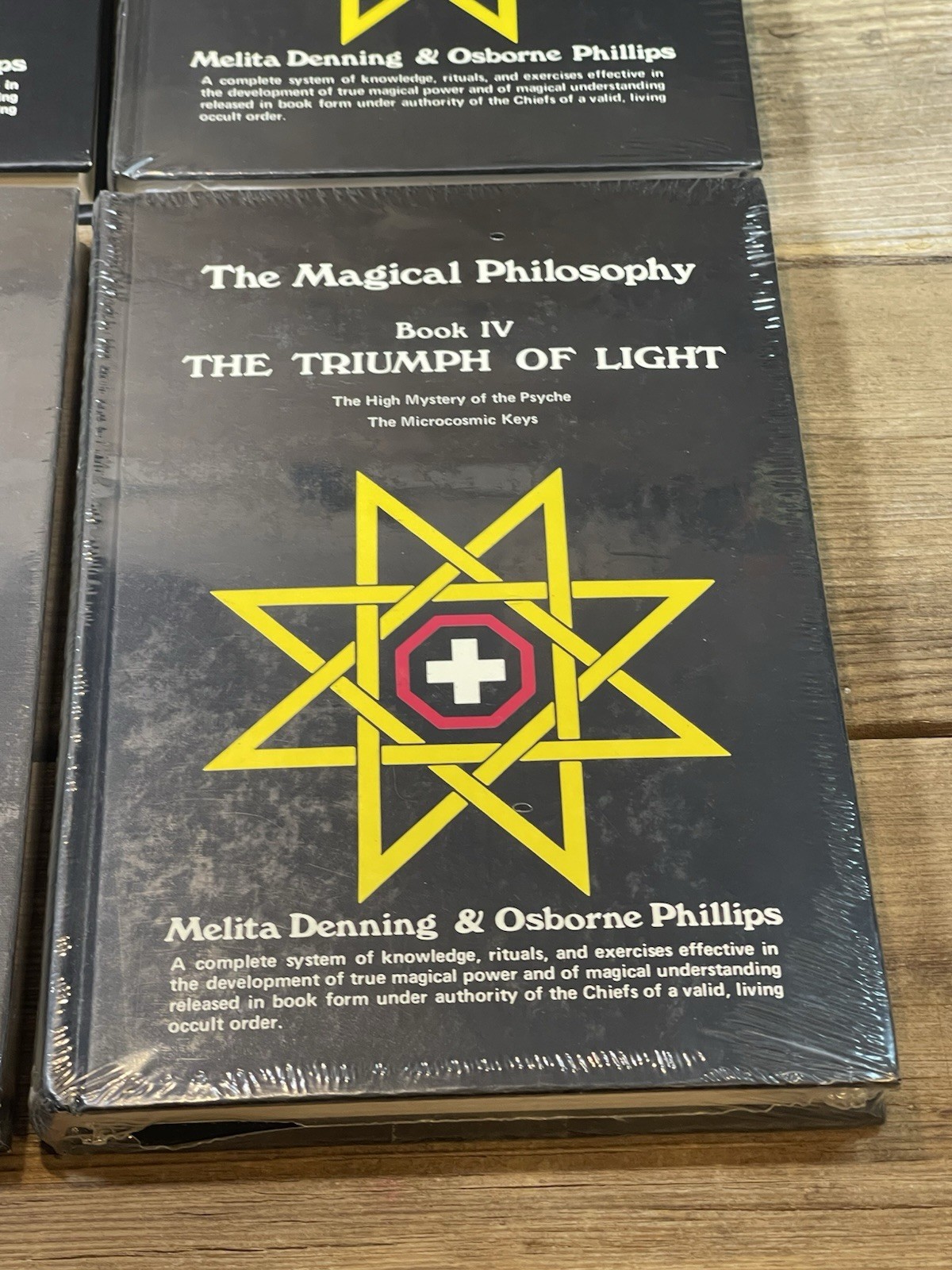 “The Magical Philosophy” Denning Phillips 1st Edition Hardcovers Vol 1-4 (3 New)