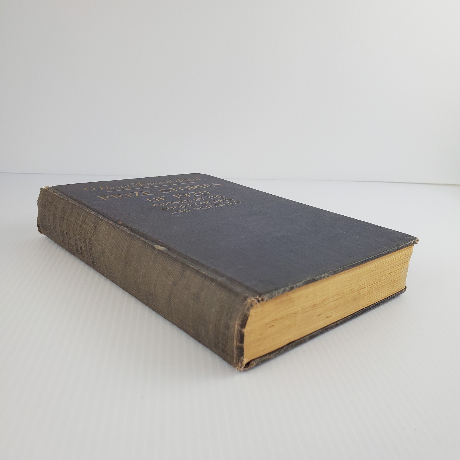 O Henry Memorial Award Prize Stories of 1920 The Society of Arts and Sciences HC