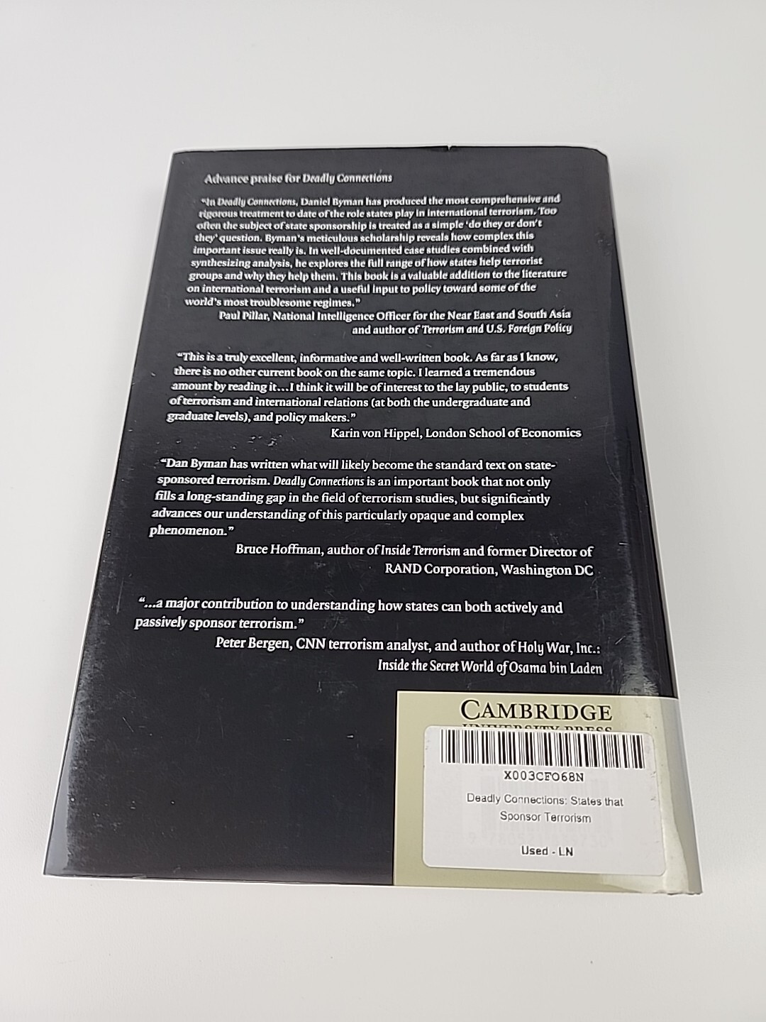 Deadly Connections: States that Sponsor Terrorism – Hardcover