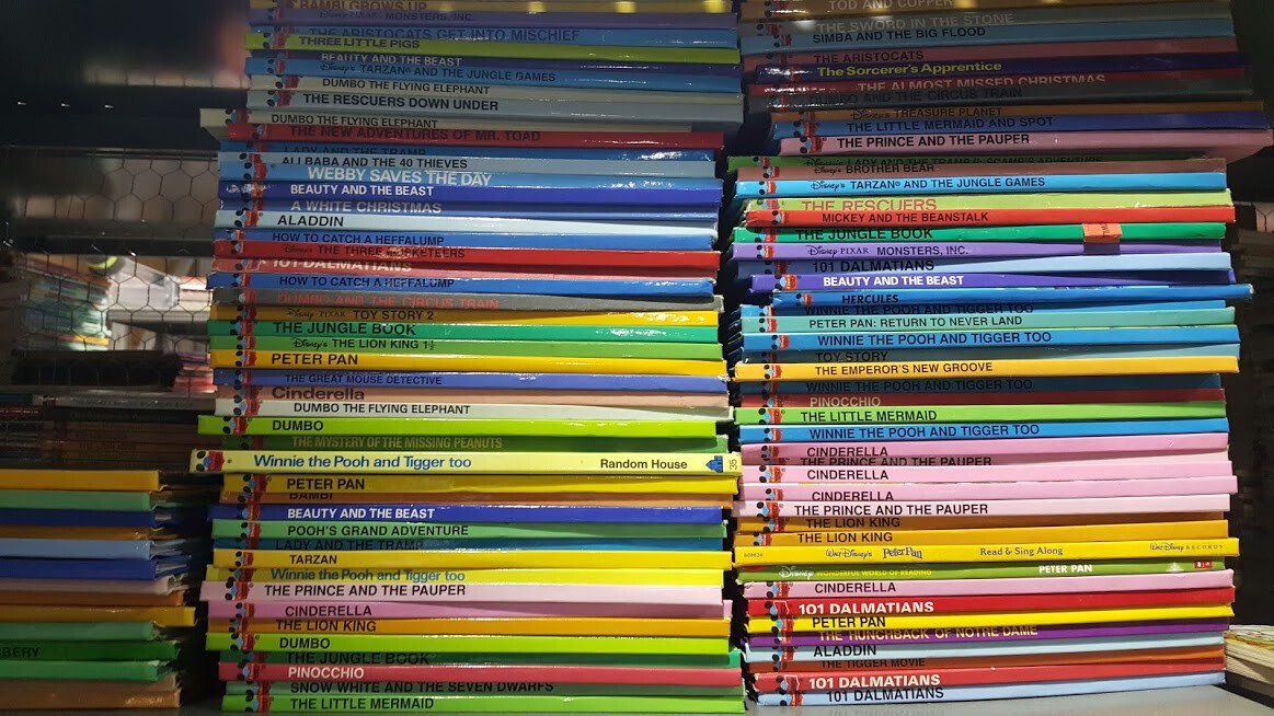 Lot of 10 Disney’s Wonderful World of Reading Hardcover Children’s Books Random