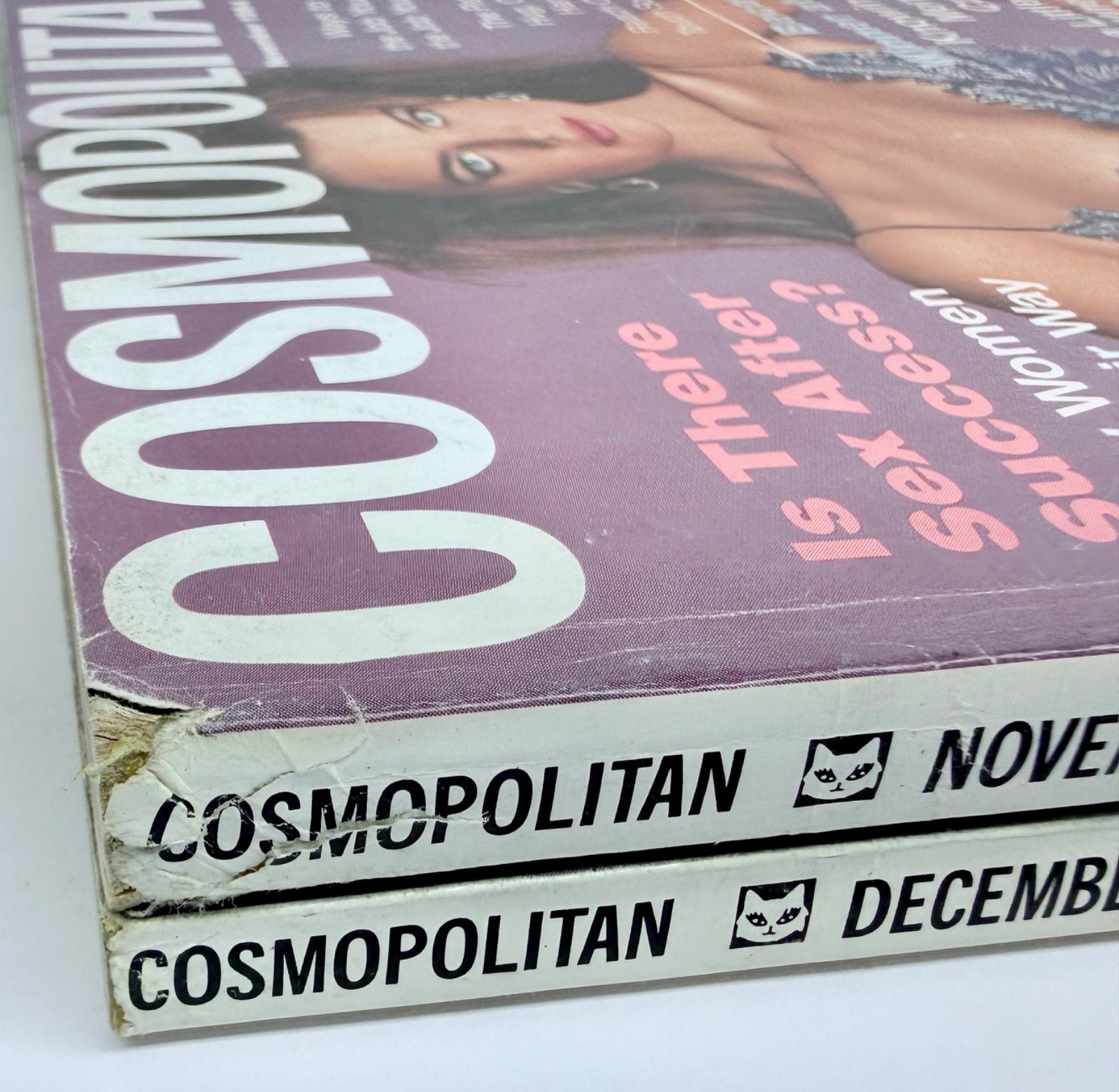Cosmopolitan Magazine 1984 November December Christie Brinkley Paulina Porizkova