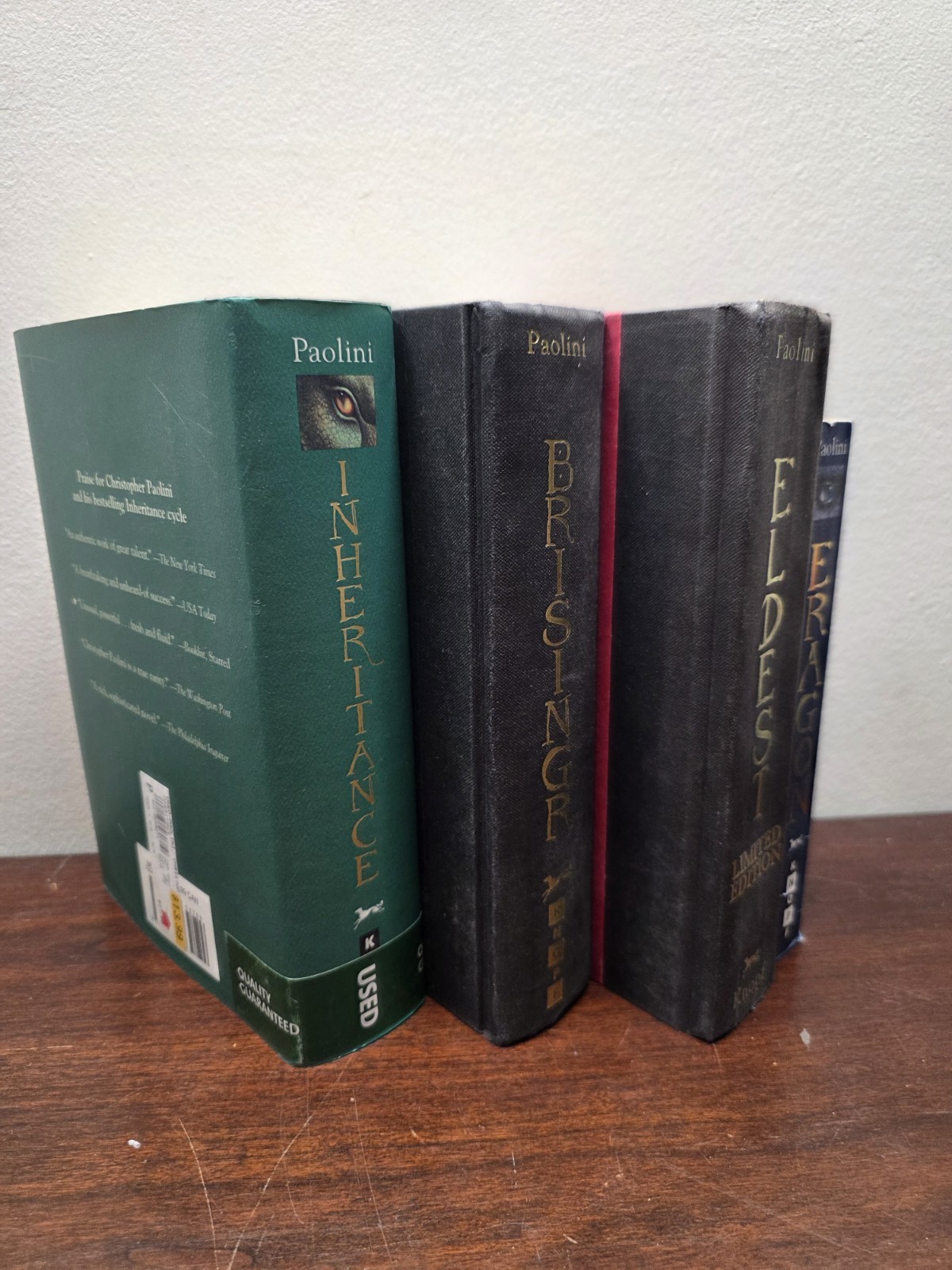 The Inheritance Cycle 4-Book Collection by Christopher Paolini, Eragon, Eldest