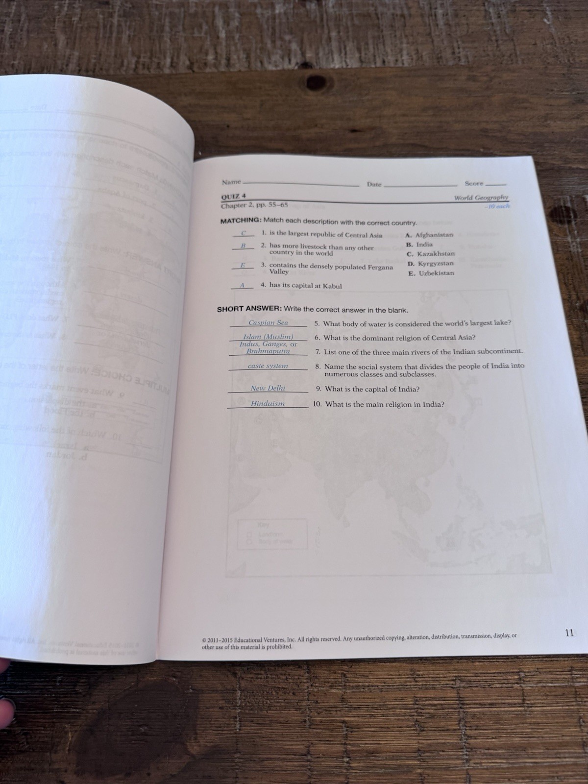 Abeka 9th Grade World Geography Books