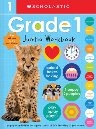 First Grade Jumbo Workbook: Scholastic Early Learners (Jumbo Workbook) – GOOD