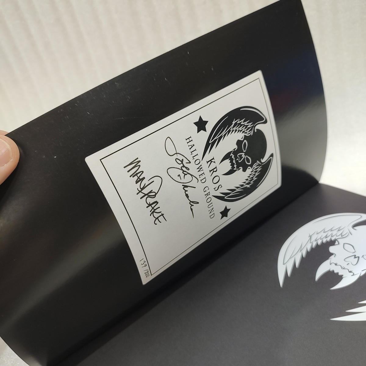 Kros Hallowed Ground SIGNED by Tom Mandrake & John Ostrander Limited #139/200