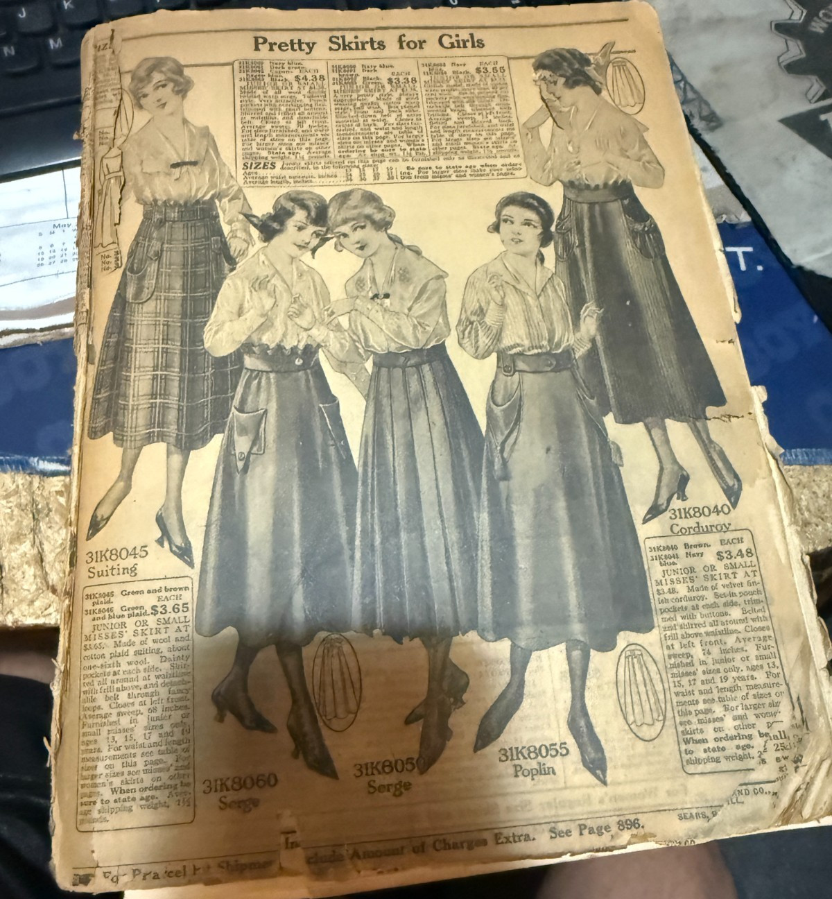 SEARS & ROBUCK CO.–CATALOG 135—1917–MISSING PAGES–SEE DESCRIPTION